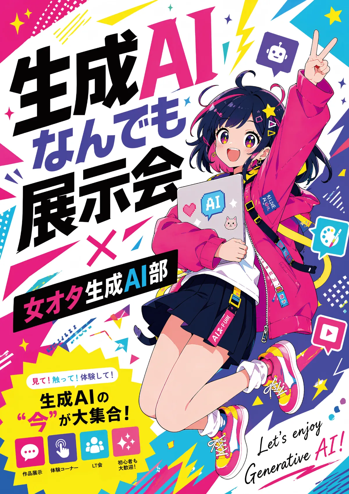 生成AIなんでも展示会 ポスター